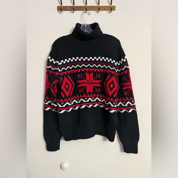 Ralph Lauren Cotton Blend Fair Isle Pattern Turtleneck Sweater NWT XL $195 - Picture 5 of 5